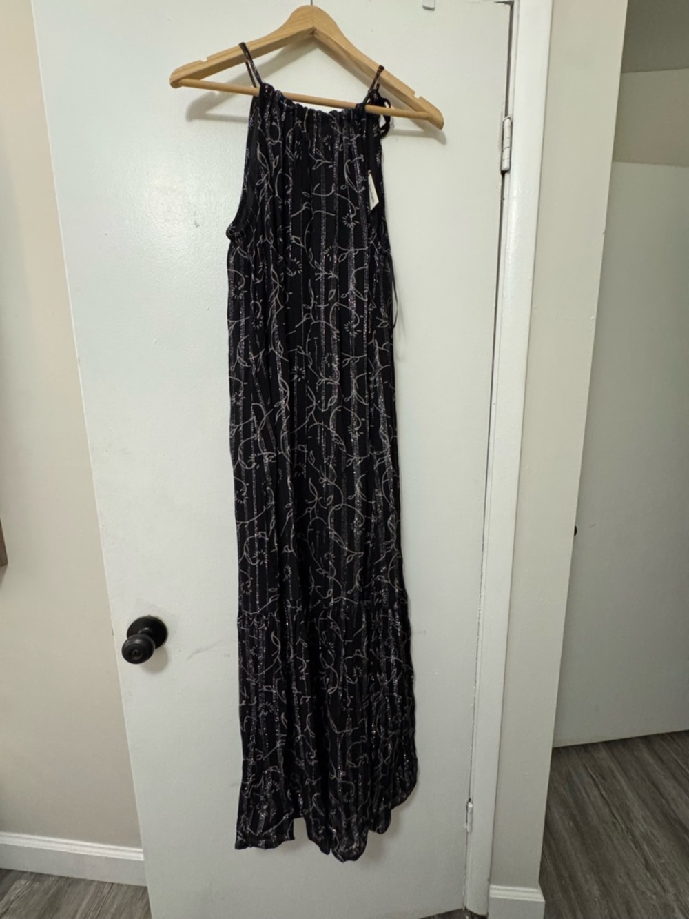 Cost Plus World Market Black and White Patterned Maxi